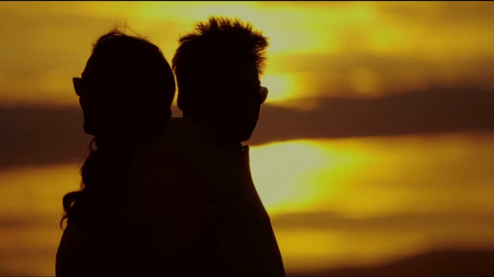 A frame from Marlyn and Tano’s prenup film